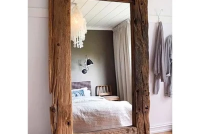 Gương khung gỗ lũa tự nhiên mộc mạc(NTTMWD00007)