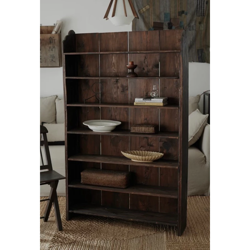 Kệ Gỗ Lũa Trưng Bày Gốm Sứ – Kệ Trưng Bày Sản Phẩm(NTTMWD00003)