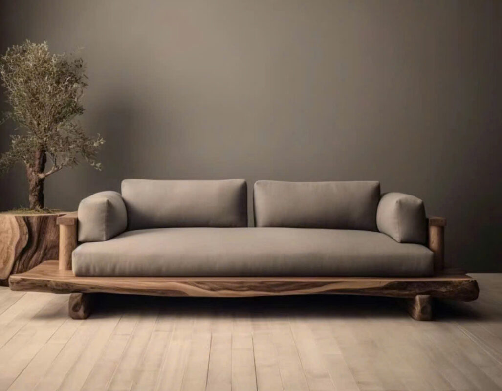 Ghế Sofa Gỗ Lũa Kiểu Nhật(NTTMWD00004)