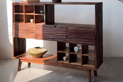 Kệ gỗ lũa phong cách Vintage(NTTMWD00015)